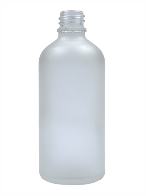 100ML - Clear Frosted-Dropper Bottles